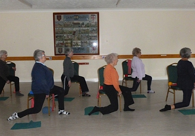 Chair and Stading Pilates